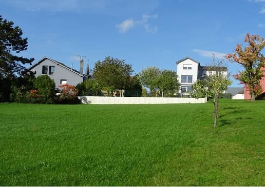 Mondercange : nouvelle construction à côté du centre culturel « Beim Nëssert » à Bergem